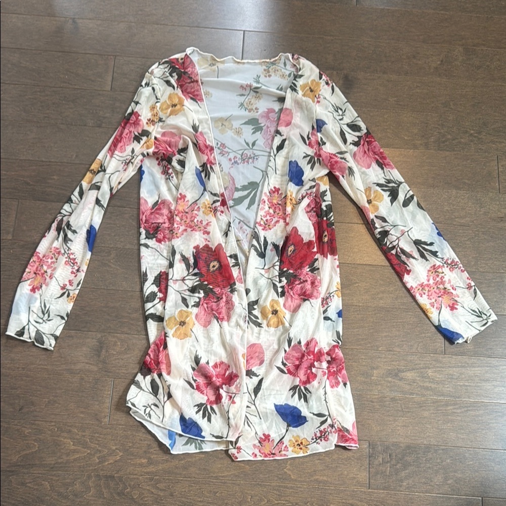 New SHEIN Floral Print Swim Coverup